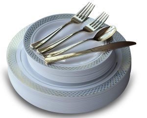 fancy paper plates for weddings