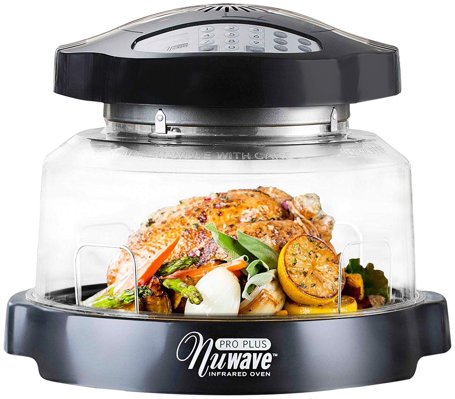 Nuwave shops Elite Infrared Oven Cooker Black Amber Dome Model 20521 - TESTED